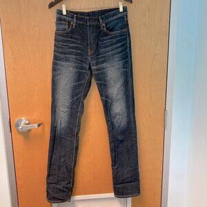EDWIN 502 Sz  28 Jeans Made in Japan Y2K Rare Dark Wash